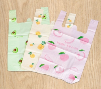 customized printing bag for fruit and food