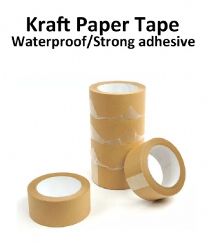 Waterproof Strong adhesive hot melt Kraft paper tape