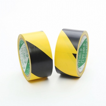 Customized Printing Yellow&black PVC Warning Tape