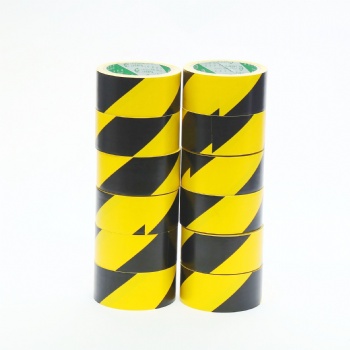 Customized Printing Yellow&black PVC Warning Tape