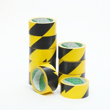 Customized Printing Yellow&black PVC Warning Tape