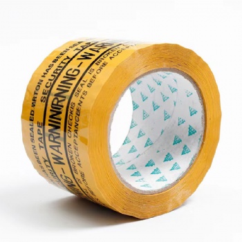 Customized printing yellow black PVC warning sealing tape