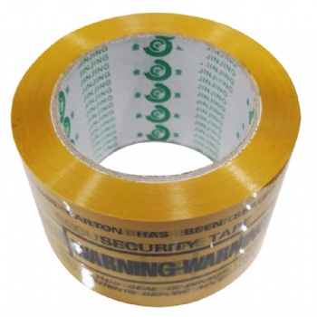 Customized printing yellow black PVC warning sealing tape