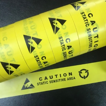 Customized ESD Caution Tape For EPA ESD warning tape