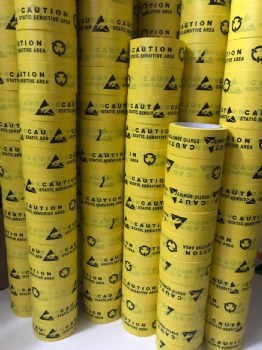 Customized ESD Caution Tape For EPA ESD warning tape