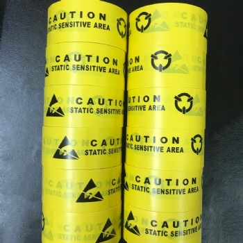 Customized ESD Caution Tape For EPA ESD warning tape