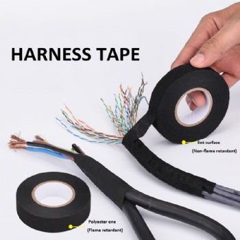 Automotive wiring harness tape wiring harness tape black velvet Tessa tape binding wiring harness tape