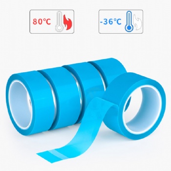 Customized Blue Low temperature Resistant PET tape