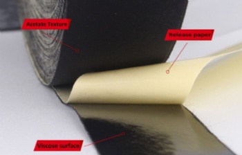 (Non antiflaming )Black Acetate Insulation Tape