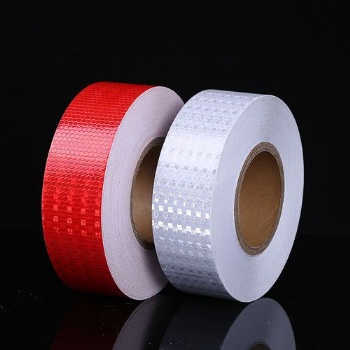 Customized red&white waterproof sunscreen reflective Tape