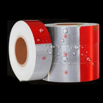 Customized red&white waterproof sunscreen reflective Tape