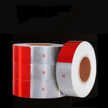 Customized red&white waterproof sunscreen reflective Tape