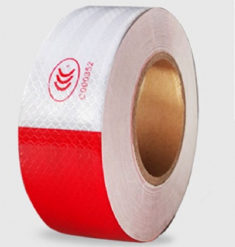 Customized red&white waterproof sunscreen reflective Tape
