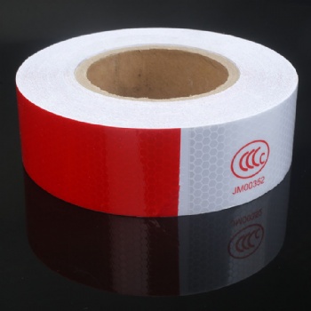 Customized red&white waterproof sunscreen reflective Tape