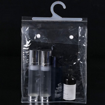 Transparent PVC bag with Hanger