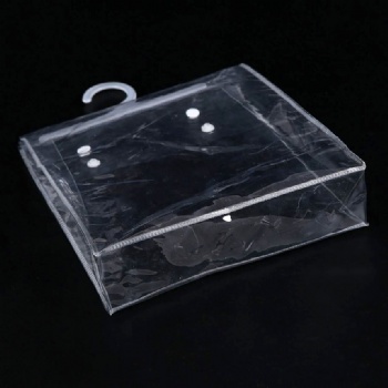 Transparent PVC bag with Hanger