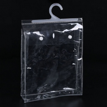 Transparent PVC bag with Hanger