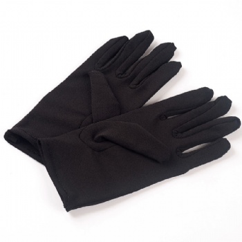 Spandex white gloves for jewelry