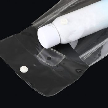 Clear PVC bag for cosmetics