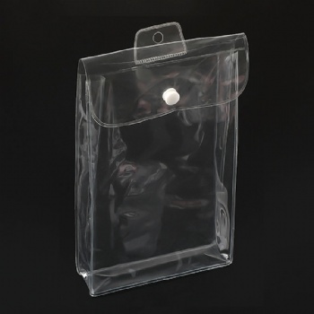 Clear PVC bag for cosmetics