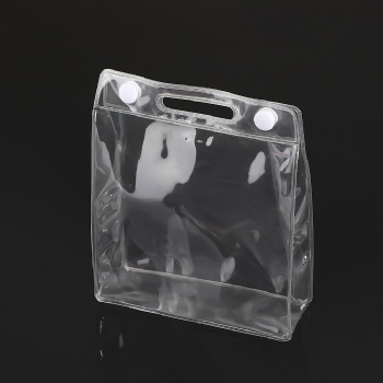 Clear PVC bag for cosmetics