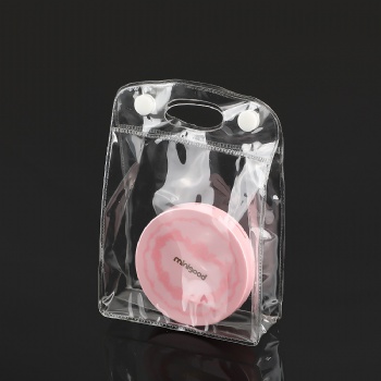 Clear PVC bag for cosmetics